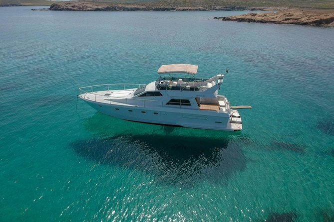 Full Day Private Yacht Cruise in Mykonos on a Ferretti Altura 52s - Value for families and groups of 12