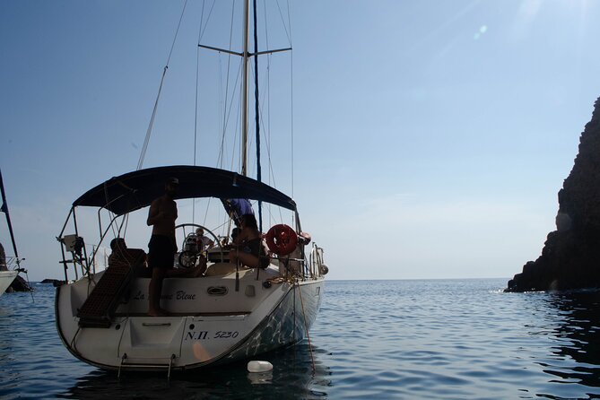 Full day sailing cruise on the West side of Milos island - Agios Ioannis, three coves below the monastery