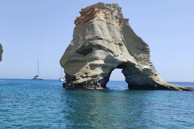 Full day sailing cruise on the West side of Milos island - Sykia Cave when the sea allows