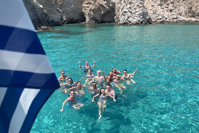 Full Day Tour to Kleftiko, Firlingos and Poliegos Catamaran - Sykia’s collapsed roof creates a natural skylight