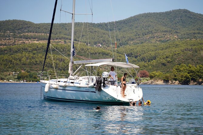 Full Private Day Tour Sailing Experience in Halkidiki - Spalathronisia and the lunch decision