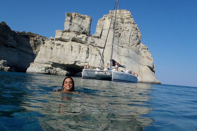 Half Day Catamaran Afternoon Cruise in Kleftiko - Cape Vani, Arkoudes, and the return across the bay