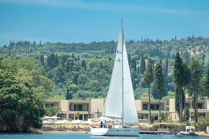 Half Day Cruise on a Sailing Yacht in Corfu Island - Swim Stops, Snorkeling, and the Blue Caves