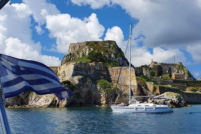 Half Day Private Cruise with Sailing Yacht in Corfu - Garitsa Bay and the Waterfront View