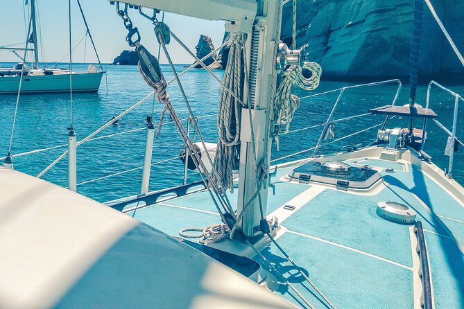 Half-Day Private Romantic Sailing Getaway to Kleftiko - Kleftiko and the small boat cave ride