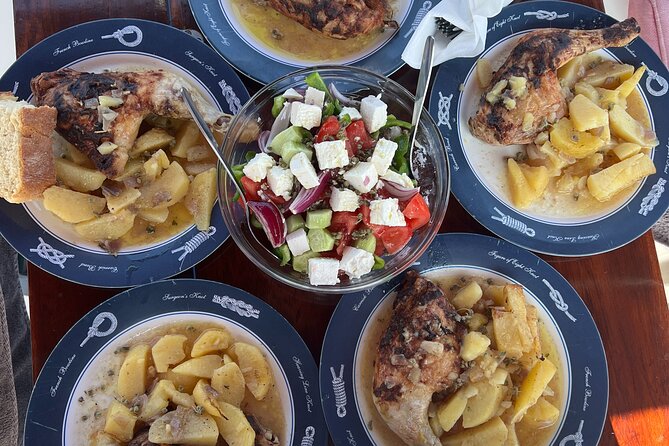 Half day Private Sailing cruise in Santorini island up to 6 pax - Mesa Pigadia and the sunset meal