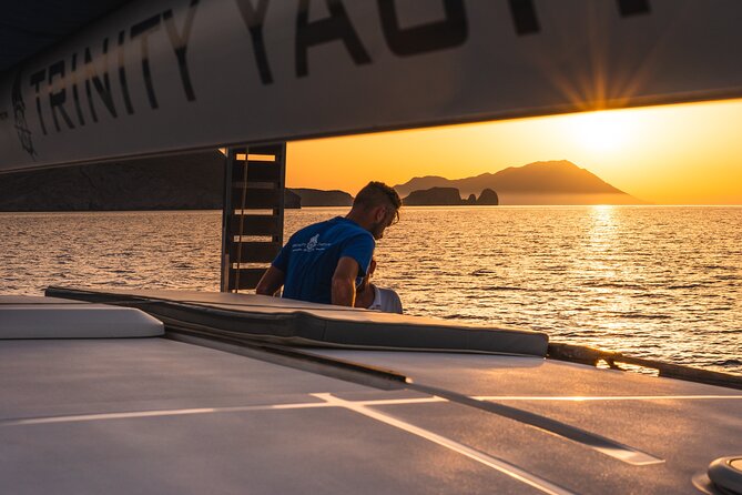Half-Day Sunset Cruise Catamaran to Kleftiko with Lunch - Two hours among Kleftiko’s caves