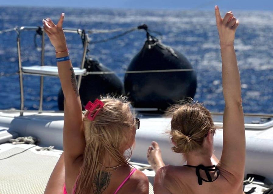 Hersonissos: Private Catamaran Cruise, Dia Island with Lunch - Family details that make the boat easier