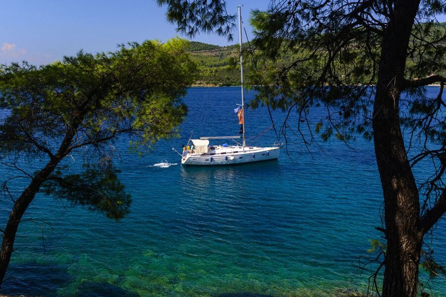 Kassandra: Private Sailing Cruise from Paliouri to Sithonia - Spalathronisia and the second swimming stop