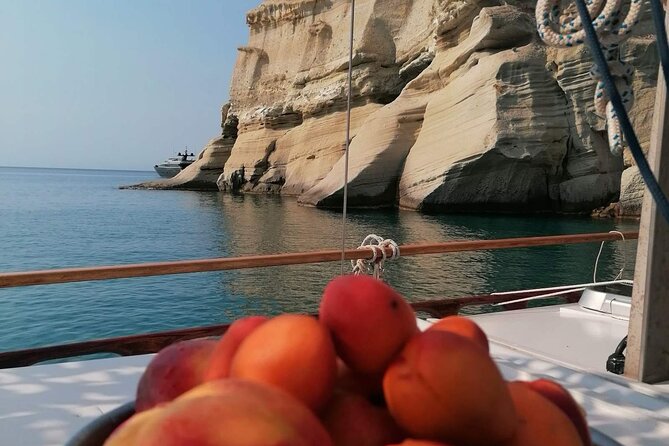 Katerina Sailing Sunrise and Sunset Cruises - A dawn departure from Adamas