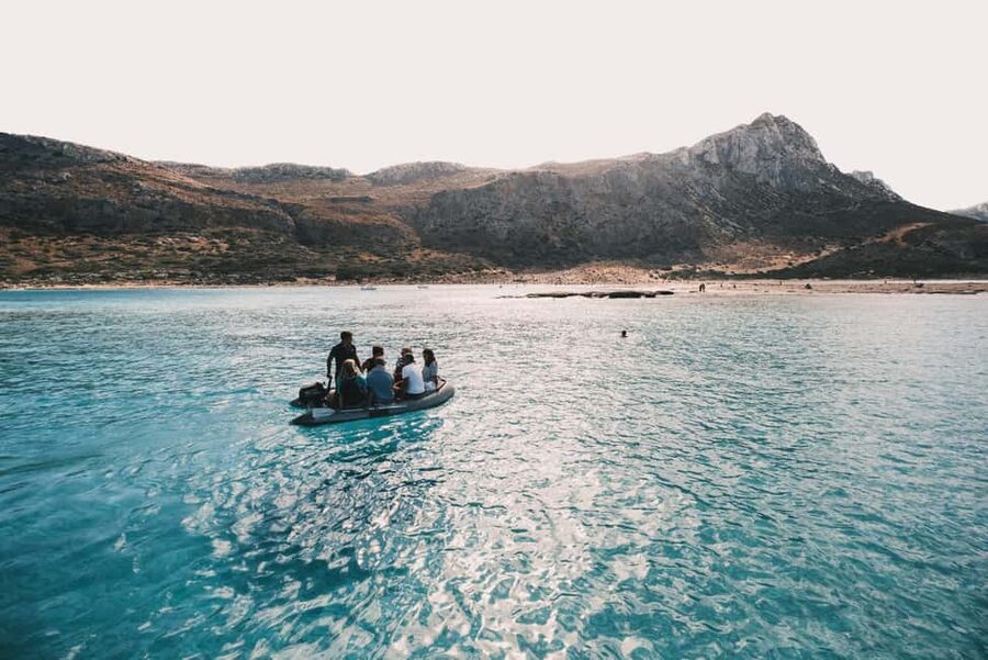 Kissamos: Catamaran Balos Sunset Cruise with Sushi & Drinks - The Sail Toward Balos Lagoon