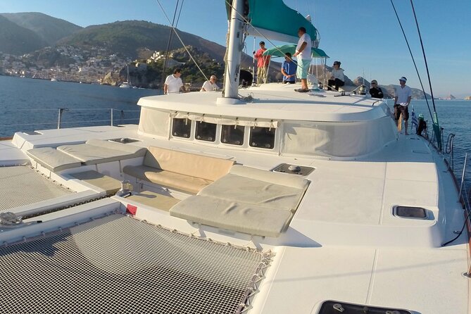 Kos: Catamaran Small Group Full-Day trip with Meal, Drinks, Swim - Greek lunch on board