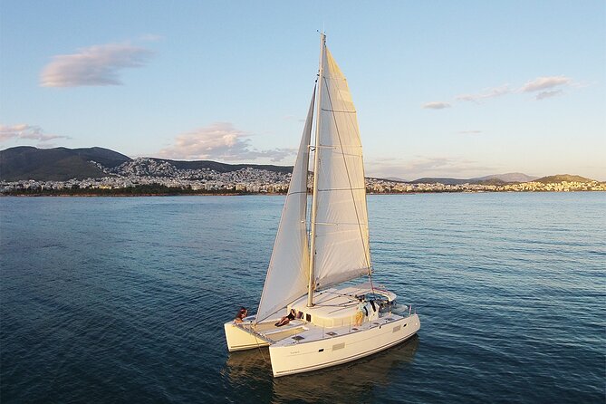 Luxury Catamaran Cruise Including pickup and Traditional Food - Setting out from Athens and Glyfada