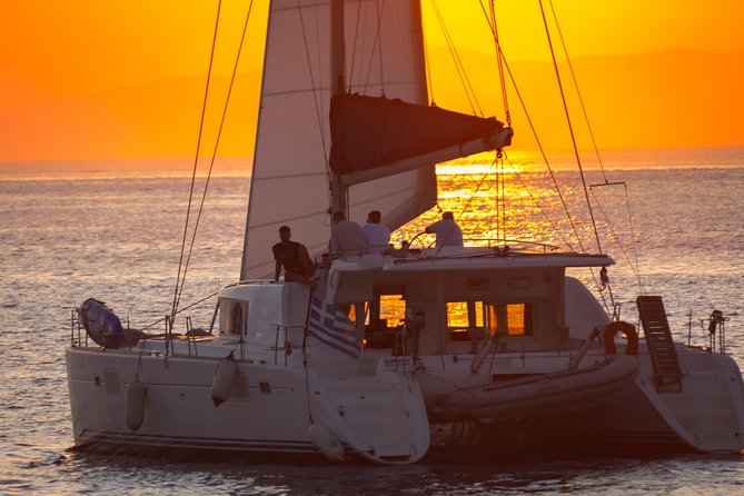 Luxury Catamaran Semi private cruise with meals & drinks and transportation. - Lunch or dinner cooked on board
