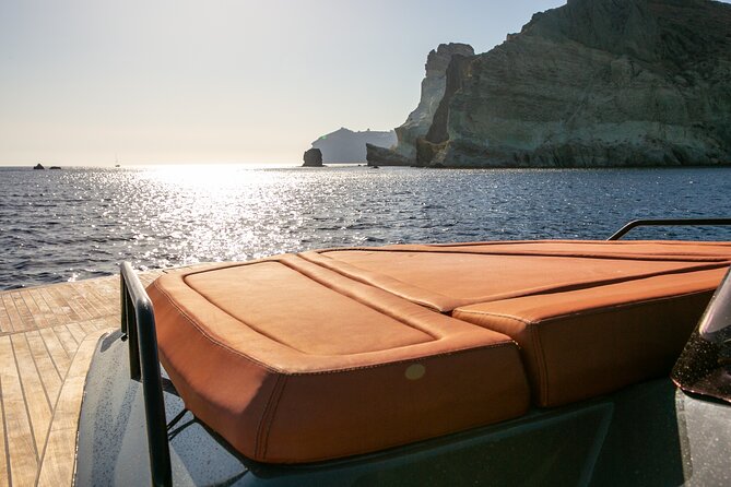 Luxury Private Power Catamaran Tour in Santorini - Ammoudi Bay and the opening views