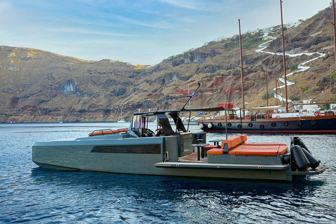 Luxury Private Power Catamaran Tour in Santorini - Armeni Bay, caves, and time to swim