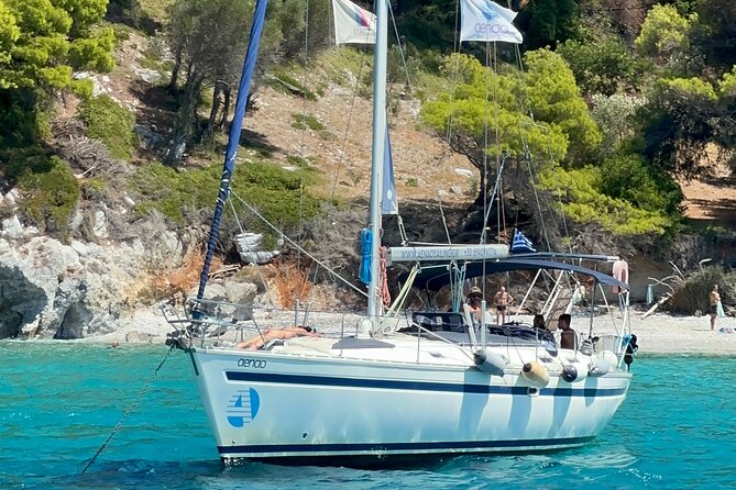 Mamma Mia Island Sailing Cruise from Skiathos (Small Group) - Sailing from Skiathos with the wind in the sails