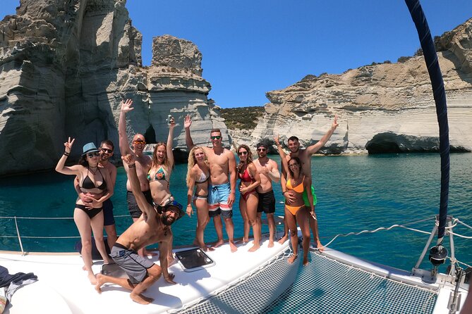 Milos caves snorkelling Catamaran Cruise in a small group - Kleftiko brings the biggest scenery