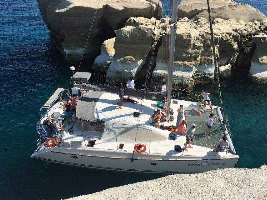 Milos: Full-Day Catamaran Cruise to Poliegos and Kleftiko - Price, duration, and practical value