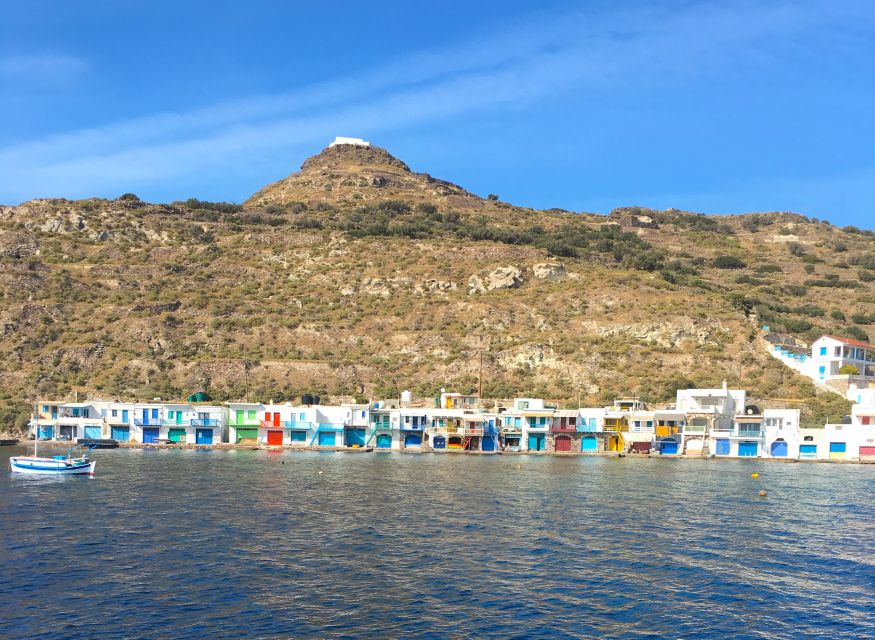 Milos: Full-Day Catamaran Cruise to Poliegos and Kleftiko - What the crew and boat add
