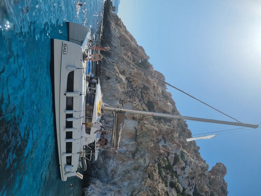 Milos: Full-Day Catamaran Cruise with Food and Open Bar - Poliegos and the Blue Lagoon