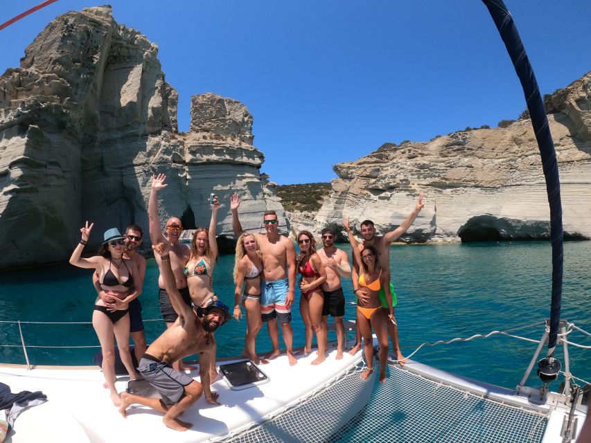 Milos: Full-Day Catamaran Cruise with Paddle Board - Key points to know before booking