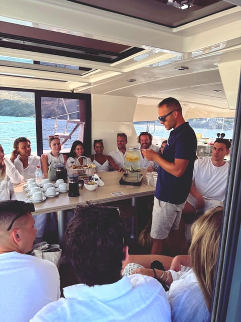 Milos: Full Day Luxury Catamaran with Full Meal & Open Bar - Food, drinks, and what the $253 price really covers
