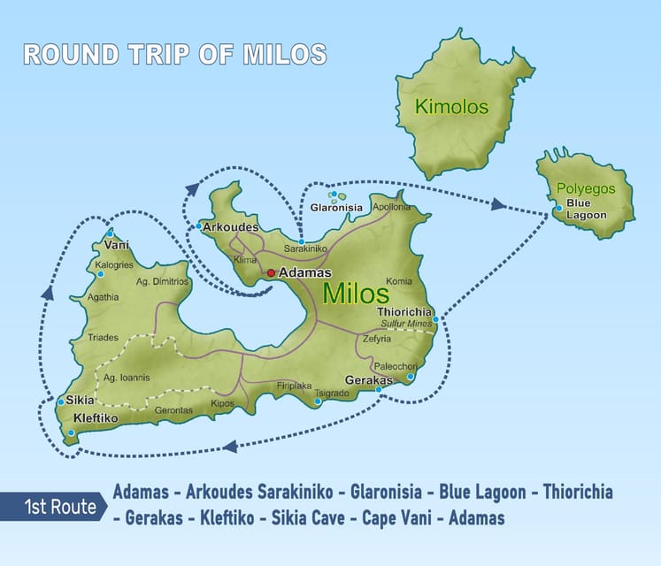 Milos: Full-Day Sailboat Cruise with Food and Open Bar - A full day on Milos, seen from the sea