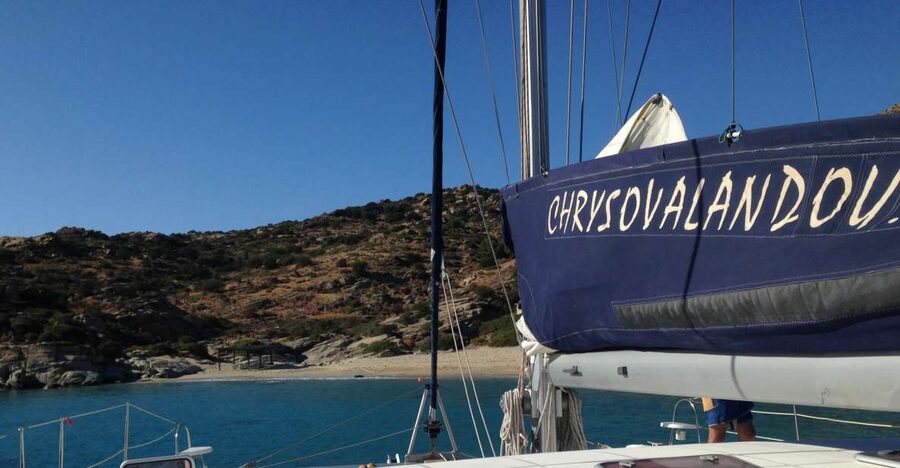 Milos: Half-Day Morning Catamaran Cruise to Kleftiko - Adamas departure and the first hour at sea