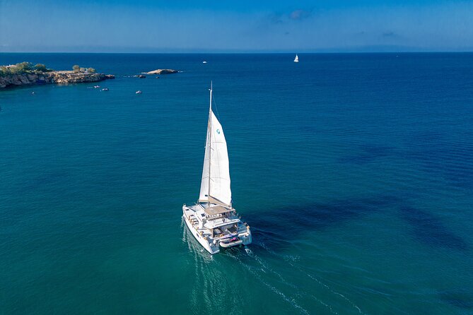 Milos Private Full Day Catamaran Cruise with Lunch and Drinks - Kalogries Beach and Its Calm, Shallow Water
