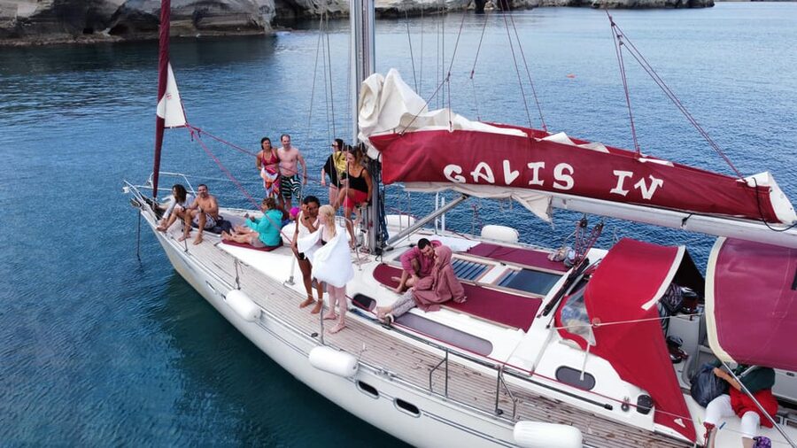 Milos : Round of Milos & Polyaigos Semi Private Sailing Tour - Key moments on the Milos sailing route