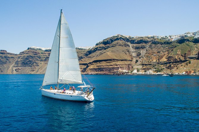 Morning Caldera Sailing Cruise - Swimming at Mesa Pigadia