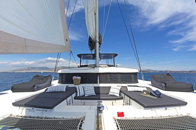 Mykonos Catamaran Premium Day-Sunset Tours 8-flavor Meal & Drinks - Five hours between Mykonos and the Aegean