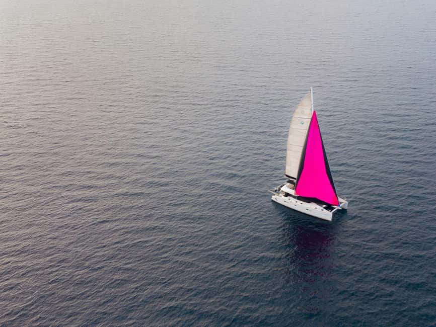 Mykonos Cruise: Prosecco, BBQ, Sailing Demo & Delos Stop - The sailing demonstration and chance to take the helm