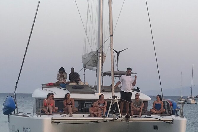 mykonos eleftheriou yachting Private tour mykonos delos renia - Food served aboard, with a few drink caveats