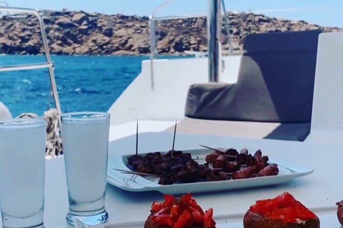mykonos eleftheriou yachting Private tour mykonos delos renia - Cruising the southern beaches of Mykonos