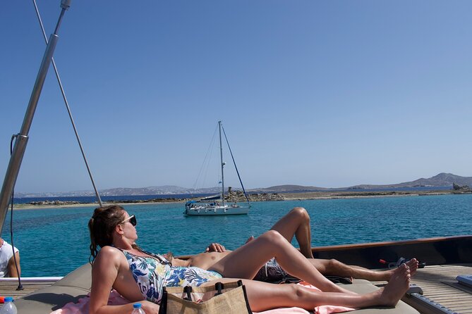 Mykonos Sail Cruise to Rhenia, Guided Tour of Delos, Lunch&Drinks - What to bring for six hours on the water