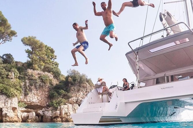 Mykonos Shared Catamaran Tour Experience - From Ornos to the open Aegean
