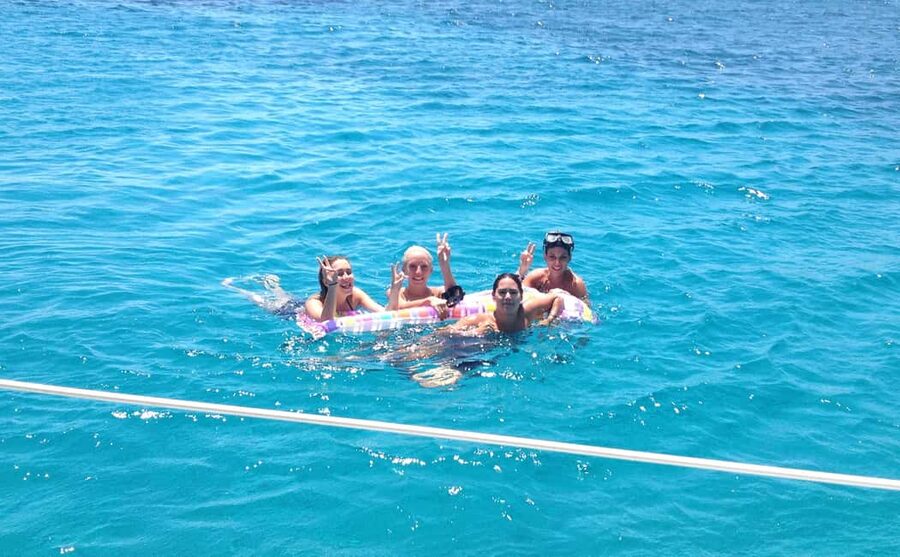 Mykonos: Sunset Sail Cruise to Rhenia, Beach Hopping, Dinner - The one-hour run to Rhenia