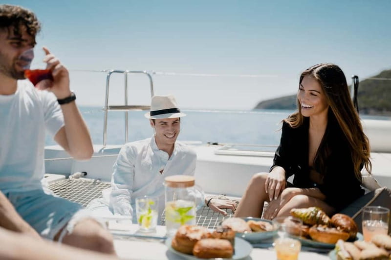 Nafplio: Catamaran Cruise with Meal and Drinks - What the $135 price covers