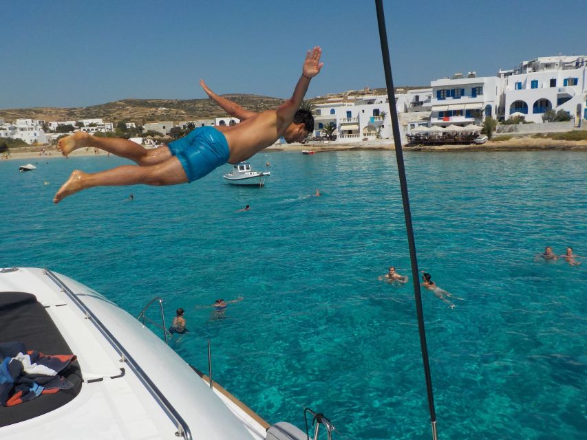 Naxos: Catamaran Cruise with Swim Stops, Food, and Drinks - Coffee, snacks, and a Greek lunch at sea