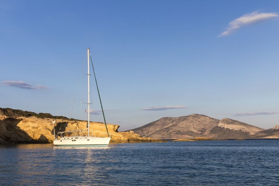 Naxos: Full-Day Small Cyclades Sailing Cruise - The first quiet cove and the day’s swimming rhythm