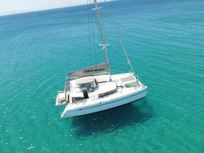 Naxos: Naxos Catamaran Sailing Cruise with Lunch and Drinks - Four stops, clear water, and a route shaped by wind