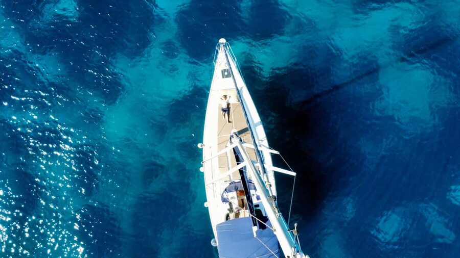 Naxos: Small Cyclades Sailing Trip with Lunch & Drinks - Rina Cave and the first swim