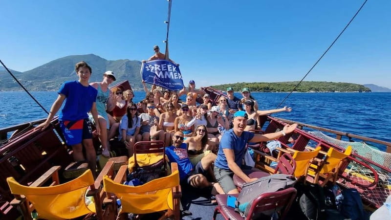 Nydri: Sailing Through History. Daily Cruise with Beach BBQ - Boarding Odysseia in Nydri at 8:30 AM