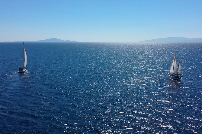 One Full Day of True Sailing to South Naxos & Koufonisi SY AGERAS - Time on deck, with useful onboard comforts