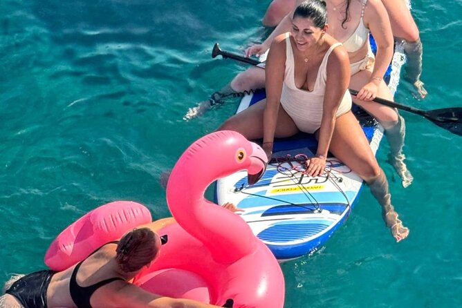 Panormo: Luxury Catamaran Cruise with Lunch & Open Bar - Reaching the bay for swimming and water play