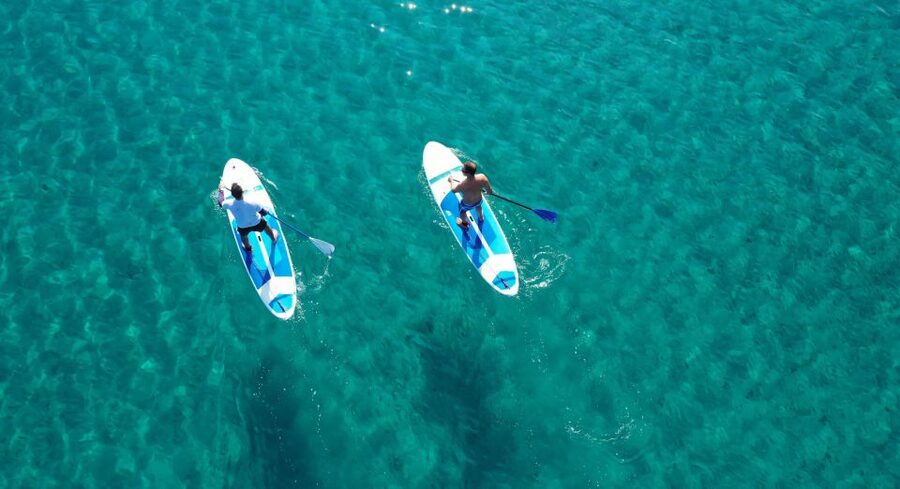 Paros: Private Catamaran Cruise with Lunch, Drinks & SUP - Weather Is Part of the Deal