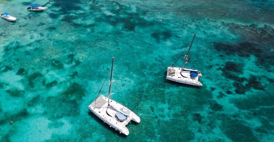 Paros: Private Catamaran Cruise with Lunch, Drinks & SUP - Swimming and Snorkeling in Clear Aegean Water