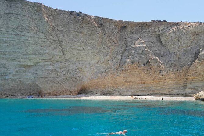 Paros Semi private Full day Sailing cruise - Rina’s Cave and the first quiet cove